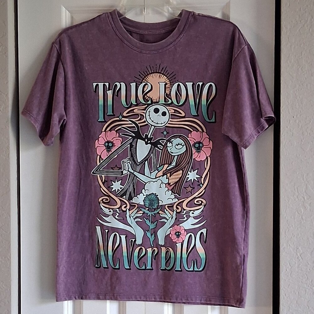 Disney The Nightmare Before Christmas Short Sleeve Tee Shirt Women's Size S